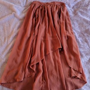 One Clothing Women's High Low Skirt, S